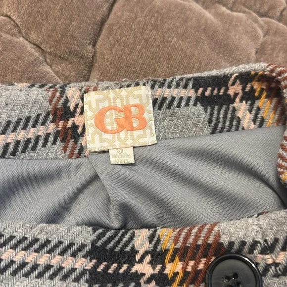 Gianni Bini Plaid Skirt Size XL - Picture 3 of 3